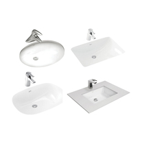 American standard bathroom recessed basin ceramic wash basin single basin square Oval Basin