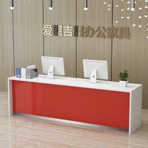 Driving school modern simple office reception desk special signing desk acceptance desk logistics service hall welcome
