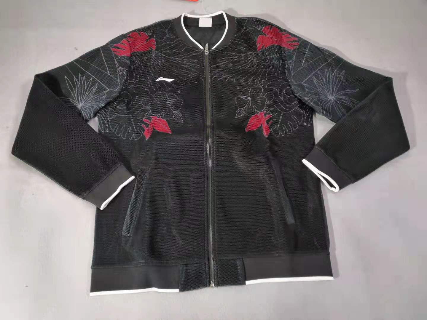Li Ning professional badminton clothing sports jacket Dragon National Award-winning mens jacket cardigan AWDL685