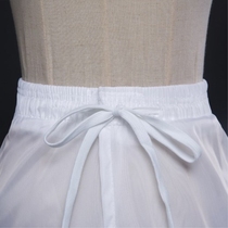 Wedding bride dress skirt rental dinner Waltz A- shaped lining half-body performance hard bottom lining skirt steel
