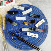  10-pack Japanese hand-painted restaurant table chopsticks holder Chopsticks pillow Ceramic chopsticks holder creative household bridge chopsticks holder Chopsticks holder