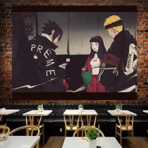 Japanese anime Naruto background cloth ins hanging cloth wall cloth background wall bedside bedroom wall wall tapestry