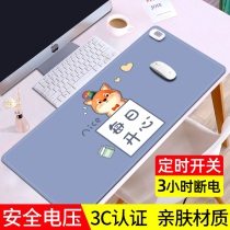 Heated mouse pad heating heating table pad super large computer mouse desktop student warm hand writing warm quick table pad