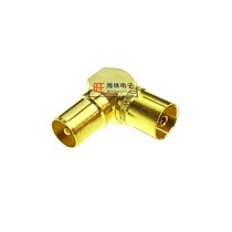 Full copper RF Revolution RF Mother Cable Set-top Box WALL SOCKET PANEL CONVERSION HEAD ELBOW