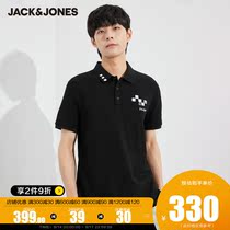 JackJones Jack Jones autumn men casual checkerboard embroidery decoration polo-shirt221306024