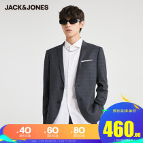 JackJones Jack Jones spring men retro plaid texture business casual suit jacket 220372007
