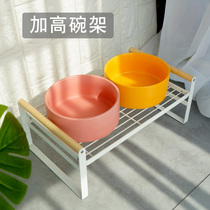 Wrought Iron Bowl stand dog bowl pot pottery basin ceramic bowl Pet Bowl Cat Bowl shelf single sale dog table bowl rack