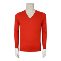 Special 1190-Skull Brand Main Line Autumn Winter Red Knitted Cashmere Sweater Italian for Men
