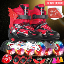 Skate Girls 2021 New Skates Girls Adjustable Size 3-6-8-10 Years Old Beginners Set