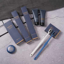 Star hotel hostel disposable toiletries full set custom high-end hotel disposable toothbrush toothpaste set