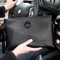 2021 Mens Handheld Mens Bag Soft Leather Leather New Cowhide Tide Large Capacity Fashion Hand bag Bag Handbag