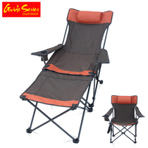 Outdoor folding lounge chair stool portable backrest fishing chair camping folding chair escort bed chair board chair beach chair beach chair
