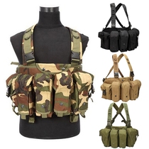 Multifunctional AK lightweight tactical chest hanging breathable belly vest special forces outdoor field CS protective equipment