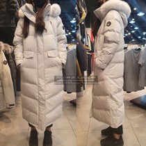 BLACK YAK briaac Korean anti-season special winter women over knee goose down down jacket 9522