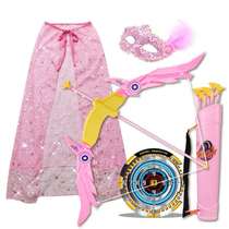 Halloween girl makeup stage Princess mask Snowflake cloak Bow and arrow costume set Kindergarten catwalk stage