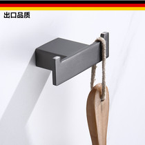 Export Germany Nordic wind gun gray hanging hook Bathroom door back coat hook Bathroom single hook Mop hook rack