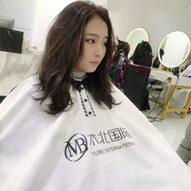 Barber shop wai cloth hair salon special high-end trendy net red transparent hair cut professional custom logo hair non-stick hair