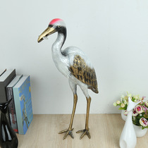Modern simple office living room bedroom ornaments Qianding crane personality creative crafts ornaments