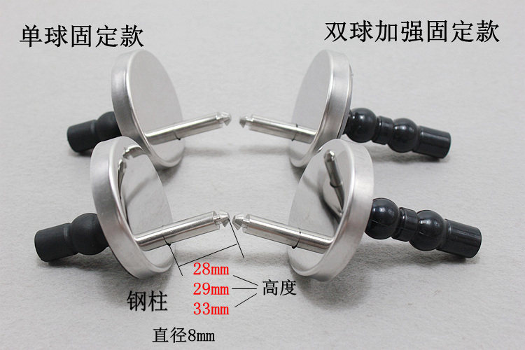 Toilet fitting toilet cover fixing accessory fixing screw seat cover stainless steel cover quickly disassemble seat