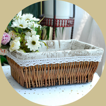 Desktop fabric weaving basket of vine basket wicket basket basket packing basket packing basket