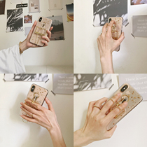 snowing original design clip holder mobile phone case handmade custom for Apple 13 12promax