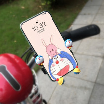 Electric bicycle mobile phone bracket cartoon cute navigation automatic bracket takeaway motorcycle fixing bracket