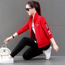 Jordan No spring new leisure sports suit women Spring and Autumn fashion 361 running clothes cotton sweater three sets