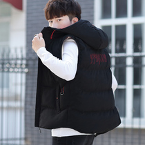 Hong Kong's vest men's autumn and winter Korean fashion handsome youth slim down cotton-padded jacket padded coat men's jacket