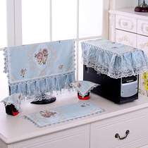 Computer cloth table dust cover Cloth cover Computer dust cover Three or five-piece set Desktop keyboard cover Protective cover display
