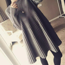 Pregnant women Autumn New style A dress fashion sweater coat pregnant mother sweater autumn and winter thickening tide
