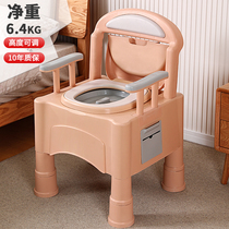 Removable toilet Pregnant woman elderly indoor portable seat Patient elderly toilet Adult household plastic