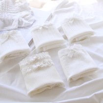 5 dress pure cotton lace side day ensemble sweet and pure white minimalist sweet and low waist triangular underwear student antibacterial