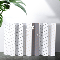 Fishbone lattice small white brick 300x600 net red bathroom balcony kitchen bathroom renovation room shop wall brick sticker