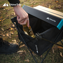 Outdoor folding table aluminum alloy camping barbecue picnic small table portable camping table ultra light table