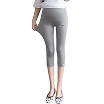 Pregnant women leggings summer thin 2021 New wear loose size belly seven or nine short pants pregnant women summer clothes