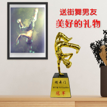 breaking professional competition trophy dance contest prize This is street dance bboy with the same gift customization