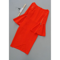 Printing P91-402] counter brand new womens skirt bottoming dress 0 52KG