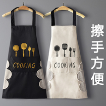 Apron household kitchen waterproof and oil-proof cute 2021 new catering special mens and womens custom overalls waist summer