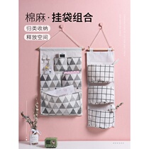 Student supplies Artifact items Dormitory decoration High school desktop Female bedroom wall storage fabric wardrobe Bed