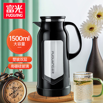 Fuguang Cold Kettle Thickened Glass Cool Water Bottle Household Large Capacity Cool Kettle Explosion-proof Cold White Open Tea Pot Cup