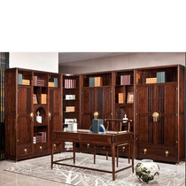 Zhongzhi Xin Luban Series Shoes Cajanou Pure Solid Wood 002 Combination Bookcase Double Door