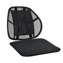 Car waist cushion breathable beads massage waist back waist cushion office seat pillow summer interior supplies