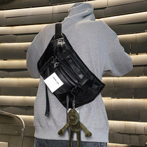 Large Capacity Single Shoulder Backpack Men Personality Street Ins Tide Tooling Chest Bag Day Tie Satchel mens boomer pockets