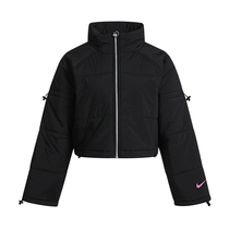 NIKE NIKE 2021CNY New Year womens casual jacket jacket warm stand collar short cotton clothes DH1367-010