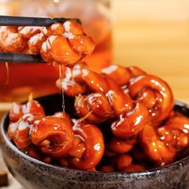 Mr. Yangs intangible cultural heritage handmade brown sugar twist flower Hangzhou Yiwu specialty snack net red snack crispy and non-sticky