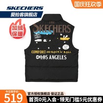 Skechers Skic hilarious monster series 2021 Autumn New Men fashion casual Joker down vest