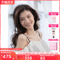 11 11 11 first hour after 475) Vimi He Sui with rhinestone Logo shiny shoulder strap gathering bra set