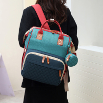 Mommy bag 2022 Hand large capacity multifunction Double shoulder bag Black Mom Mother and baby Package Fashion baby backpack