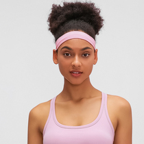 Color discount DQ025 yoga hair band female Europe and the United States high elastic fitness solid color yoga exercise hair band widening headband