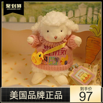 American Bunnies By The Bay lamb genuine doll plush toy baby sitting sheep doll girl gift